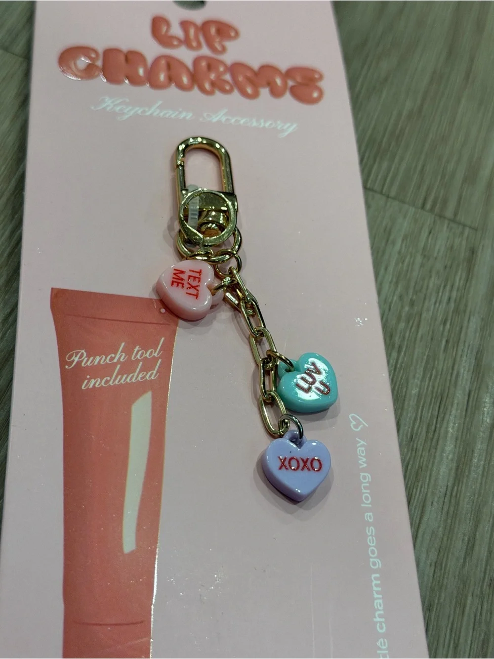 Studio Artifact Lip Charm Keychain Accessory - NWT 4pcs lot